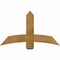 Ekena Millwork Bellingham Rough Sawn Timber Gable Bracket, Western Red Cedar, 48"W x 28"H x 6"D x 6"F, 14/12 Pitch GBW048X28X0606BEL00RWR - alternate 1
